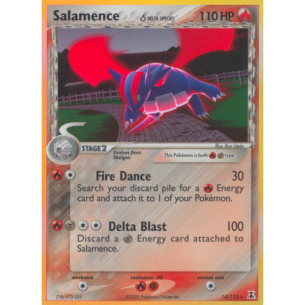 Pokemon Salamence (Delta Species) (014) Lightly Played Holofoil
