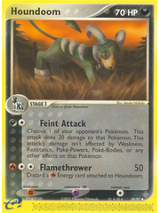 Pokemon Houndoom (034) Damaged Reverse Holofoil