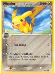 Pokemon Pikachu (Delta Species) (079) Damaged