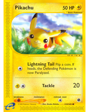 Pokemon Pikachu (124) Lightly Played