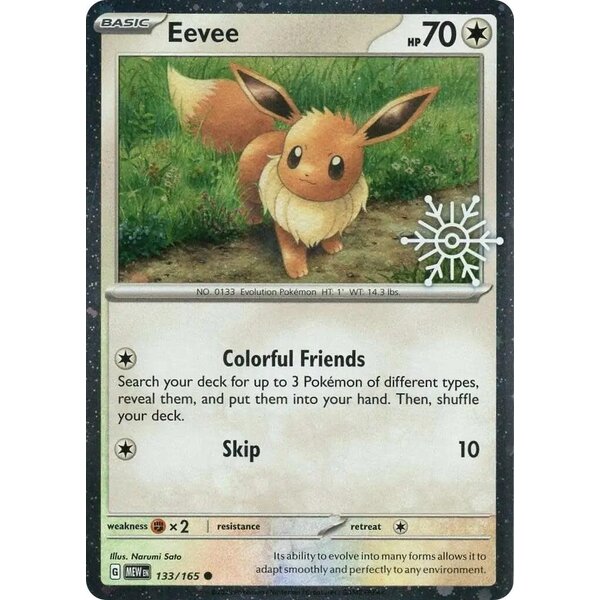 Pokemon Eevee (Holiday Calendar) (133) Near Mint Holofoil