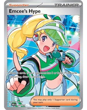 Pokemon Emcee's Hype (220) Lightly Played Holofoil