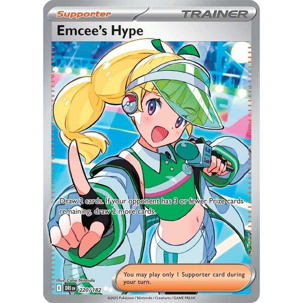 Pokemon Emcee's Hype (220) Lightly Played Holofoil