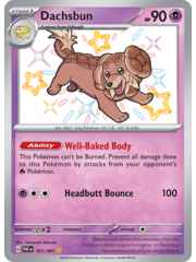 Pokemon Dachsbun (161) Lightly Played Holofoil