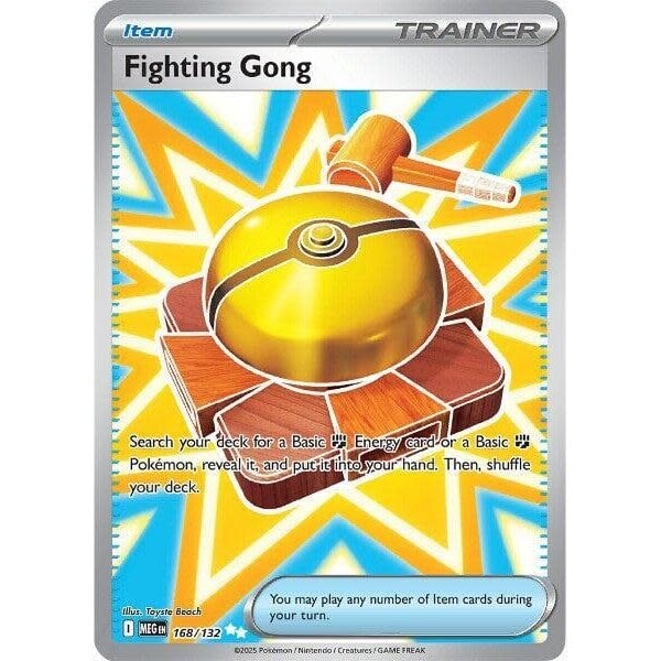 Pokemon Fighting Gong (168) Lightly Played Holofoil