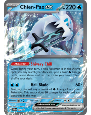 Pokemon Chien-Pao ex (030) Lightly Played Holofoil