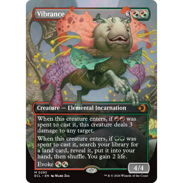 Magic: The Gathering Vibrance (Borderless) (295) Lightly Played