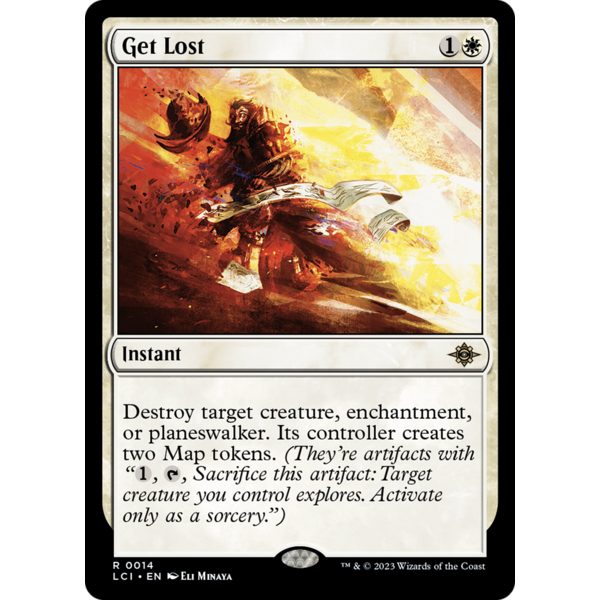 Magic: The Gathering Get Lost (014) Lightly Played Foil