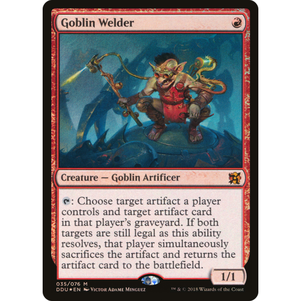 Magic: The Gathering Goblin Welder (035) Lightly Played Foil