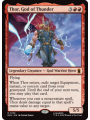 Magic: The Gathering Thor, God of Thunder (156) Lightly Played