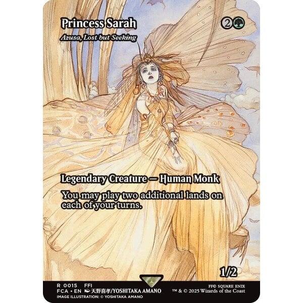 Magic: The Gathering Princess Sarah - Azusa, Lost but Seeking (Showcase) (015) Lightly Played
