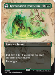 Magic: The Gathering Germination Practicum (Borderless) (296) Lightly Played Foil