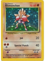 Pokemon Hitmonchan (007) Heavily Played Holofoil