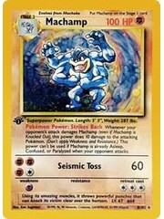 Pokemon Machamp (008) 1st Lightly Played Holofoil