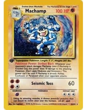 Pokemon Machamp (008) 1st Lightly Played Holofoil