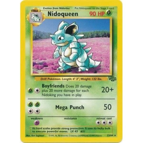Pokemon Nidoqueen (023) UNL Lightly Played