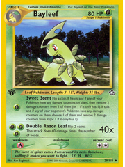 Pokemon Bayleef (029) 1st Moderately Played