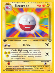 Pokemon Electrode (018) 1st Lightly Played