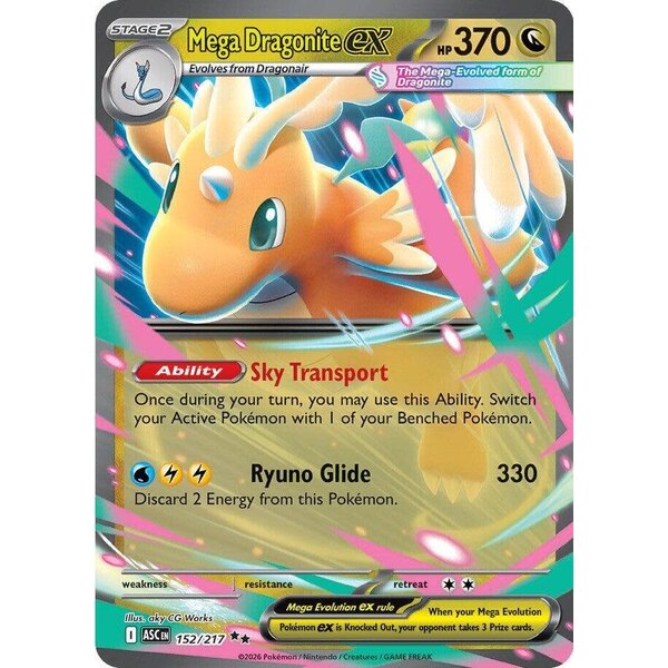 Pokemon Mega Dragonite ex (152) Lightly Played Holofoil