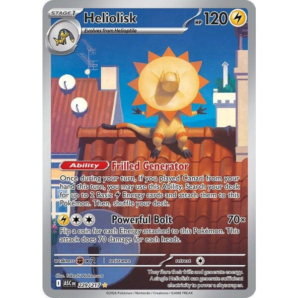Pokemon Heliolisk (229) Lightly Played Holofoil