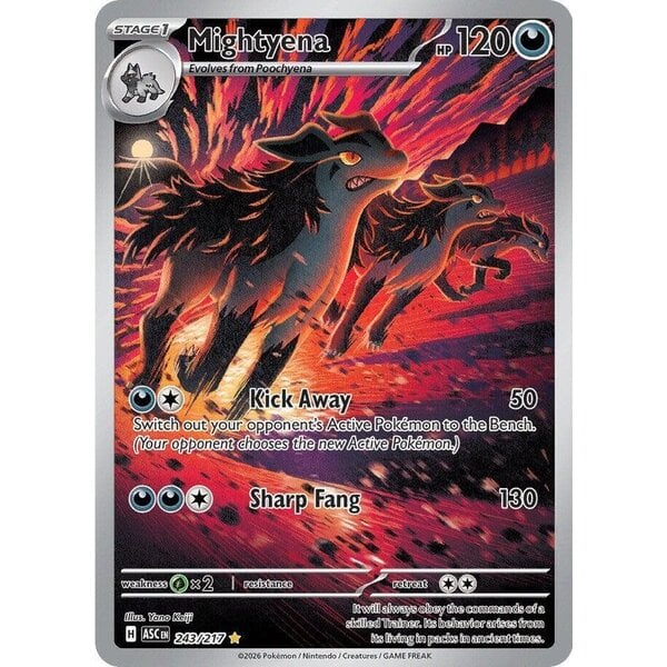 Pokemon Mightyena (243) Lightly Played Holofoil