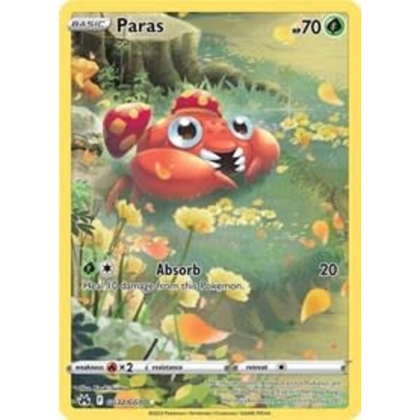 Pokemon Paras (GG32) Lightly Played Holofoil
