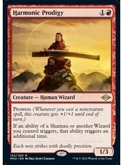 Magic: The Gathering Harmonic Prodigy (132) Lightly Played Foil