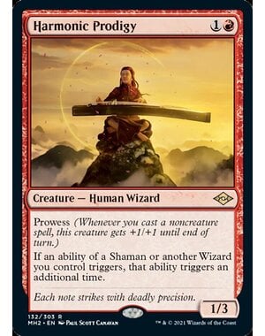 Magic: The Gathering Harmonic Prodigy (132) Lightly Played Foil
