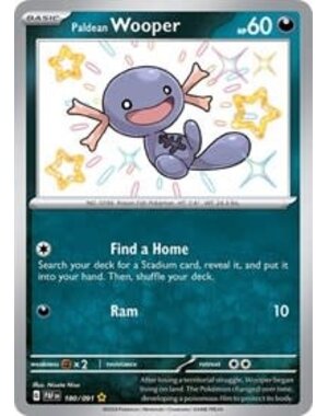 Pokemon Paldean Wooper (180) Lightly Played Holofoil