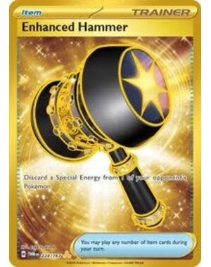 Pokemon Enhanced Hammer (Secret) (224) Lightly Played Holofoil