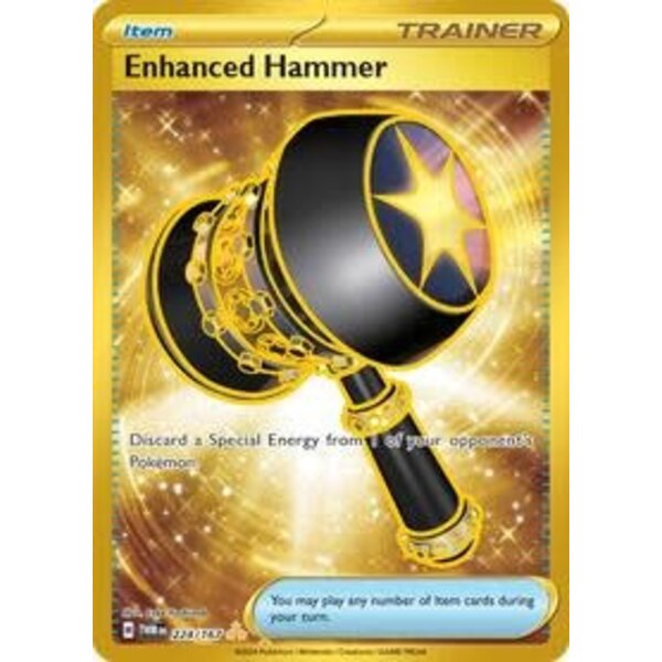 Pokemon Enhanced Hammer (Secret) (224) Lightly Played Holofoil