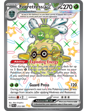 Pokemon Forretress ex (212) Lightly Played Holofoil