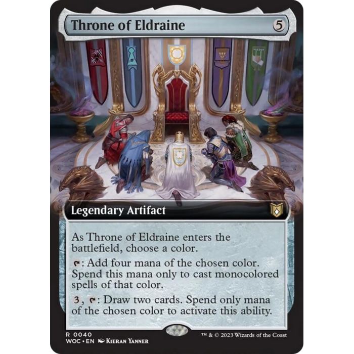 Magic: The Gathering Throne of Eldraine (Extended Art) (040) Lightly Played