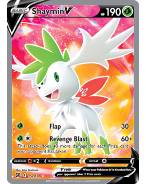 Pokemon Shaymin V (Full Art) (152) Lightly Played Holofoil