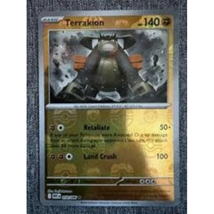 Pokemon Terrakion (Master Ball Pattern) (054) Near Mint Holofoil