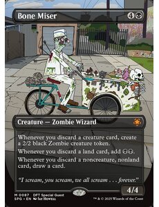 Magic: The Gathering Bone Miser (Borderless) (087) Lightly Played