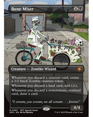 Magic: The Gathering Bone Miser (Borderless) (087) Lightly Played