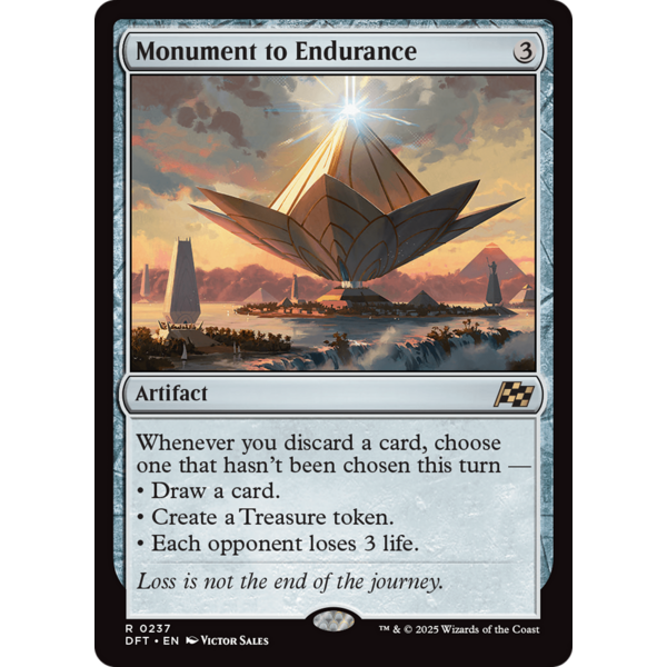 Magic: The Gathering Monument to Endurance (237) Near Mint