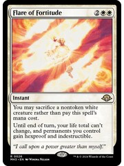Magic: The Gathering Flare of Fortitude  (026) Lightly Played