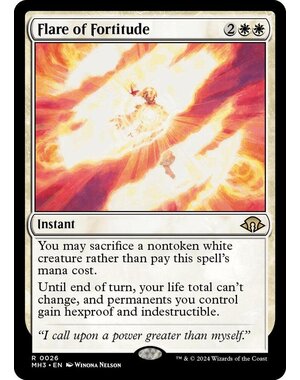Magic: The Gathering Flare of Fortitude  (026) Lightly Played