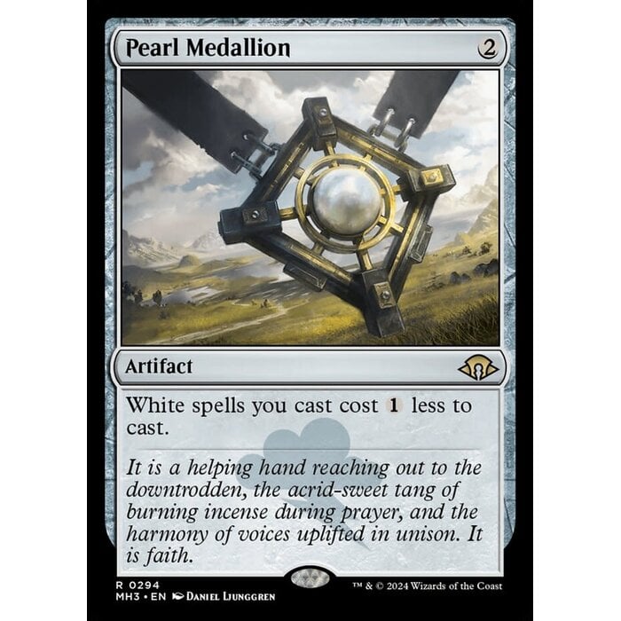 Magic: The Gathering Pearl Medallion (294) Lightly Played
