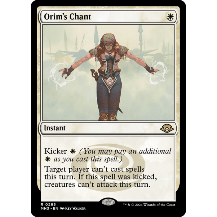 Magic: The Gathering Orim's Chant (265) Lightly Played