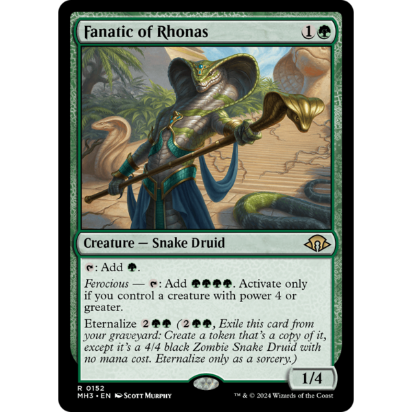 Magic: The Gathering Fanatic of Rhonas (152) Near Mint