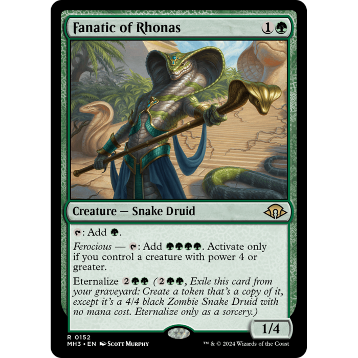 Magic: The Gathering Fanatic of Rhonas (152) Near Mint