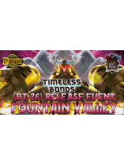 Bandai 8/31/26 Fountain Valley Digimon Timeless Bonds [BT-26] Sealed Release Event Monday 6 PM