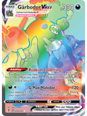 Pokemon Garbodor VMAX (Secret) (216) Lightly Played Holofoil