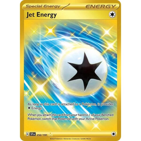 Pokemon Jet Energy (252) Lightly Played Holofoil