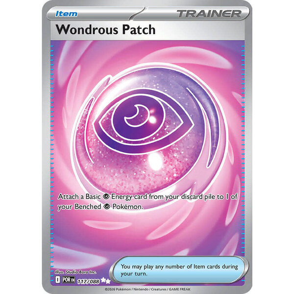 Pokemon Wondrous Patch (117) Lightly Played Holofoil