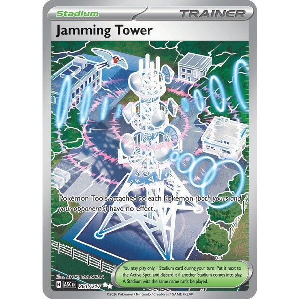 Pokemon Jamming Tower (261) Lightly Played Holofoil
