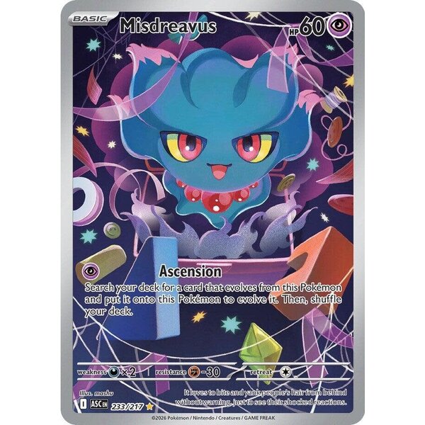 Pokemon Misdreavus (233) Lightly Played Holofoil